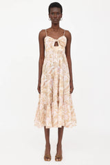 Zimmermann Floral Tiered Dress