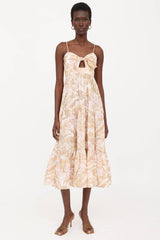 Zimmermann Floral Tiered Dress