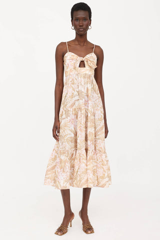 Zimmermann Floral Tiered Dress
