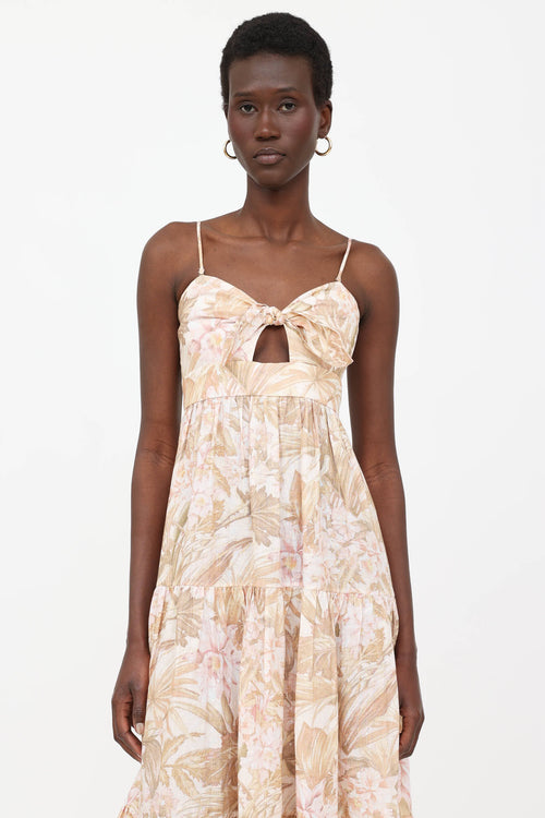 Zimmermann Floral Tiered Dress