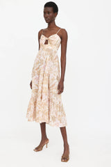 Zimmermann Floral Tiered Dress