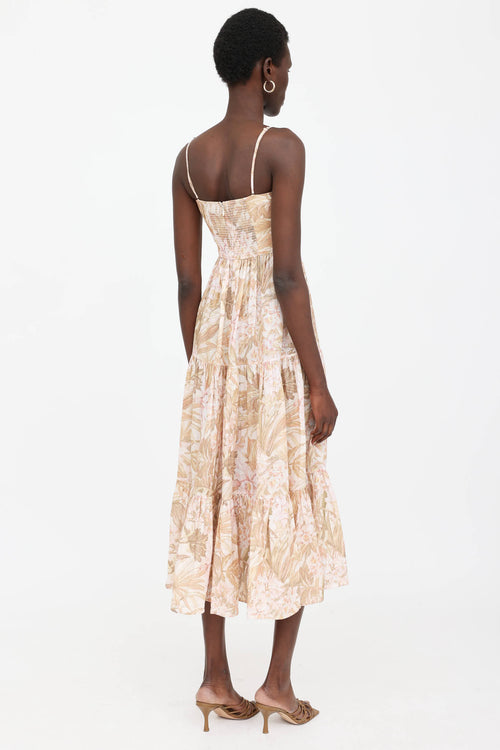 Zimmermann Floral Tiered Dress