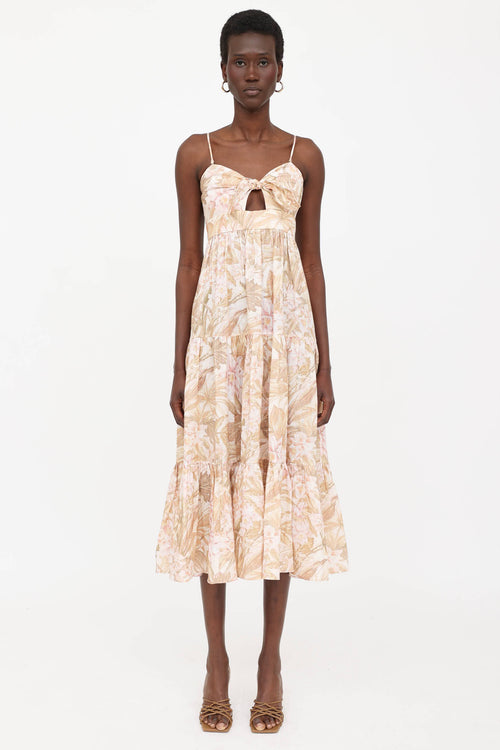 Zimmermann Floral Tiered Dress