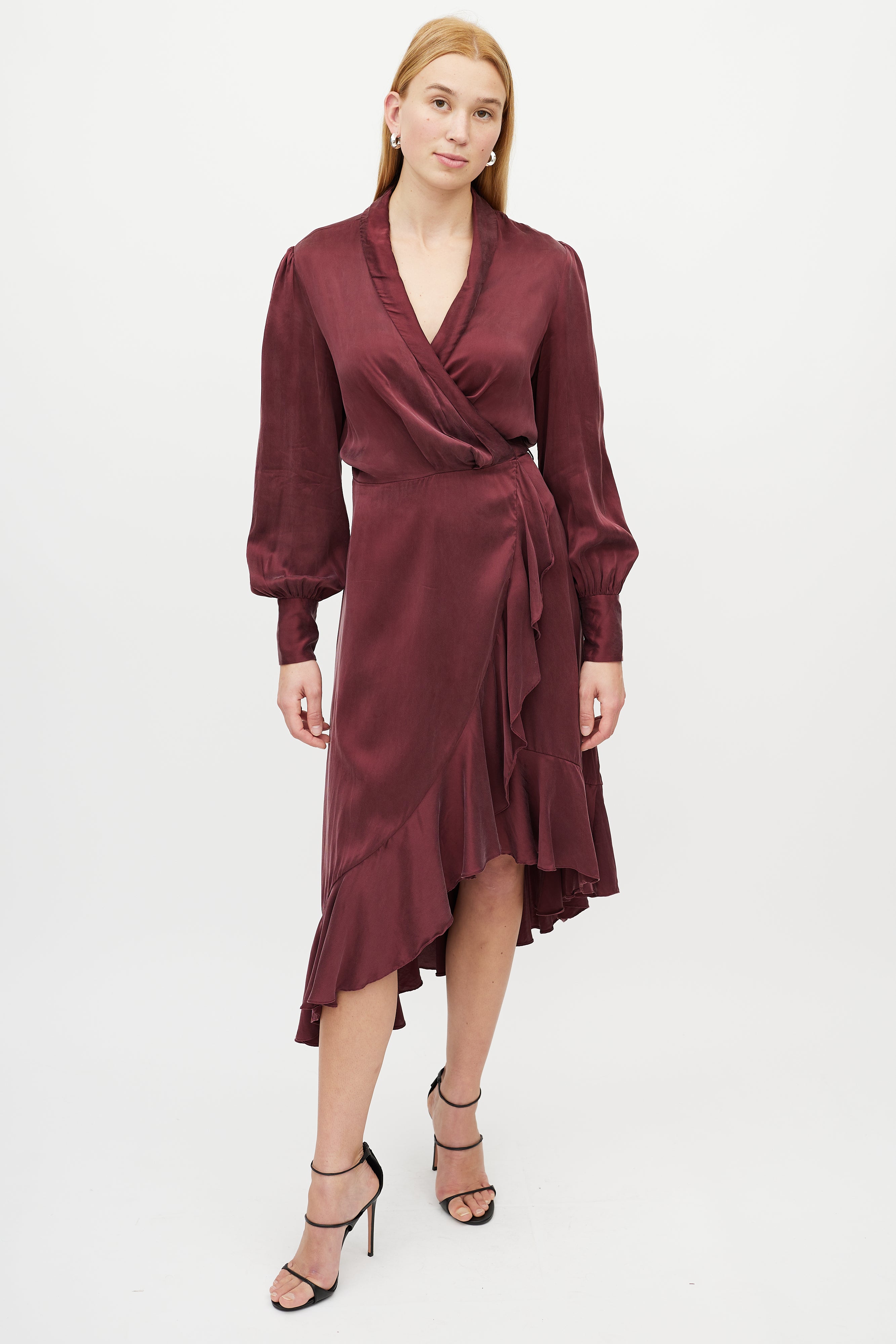 Zimmermann // Silk Ruffled Wrap Dress VSP Consignment Zimmermann // Silk Ruffled Wrap Dress VSP Consignment