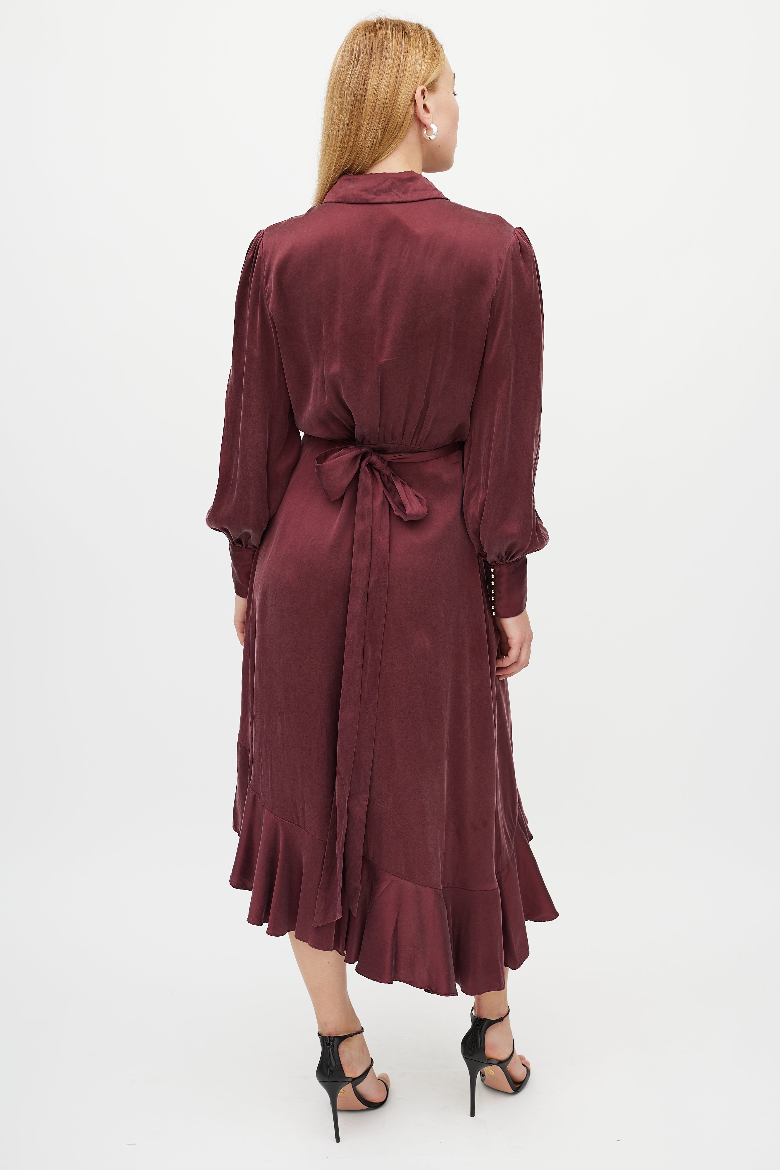 Zimmermann // Silk Ruffled Wrap Dress VSP Consignment Zimmermann // Silk Ruffled Wrap Dress VSP Consignment