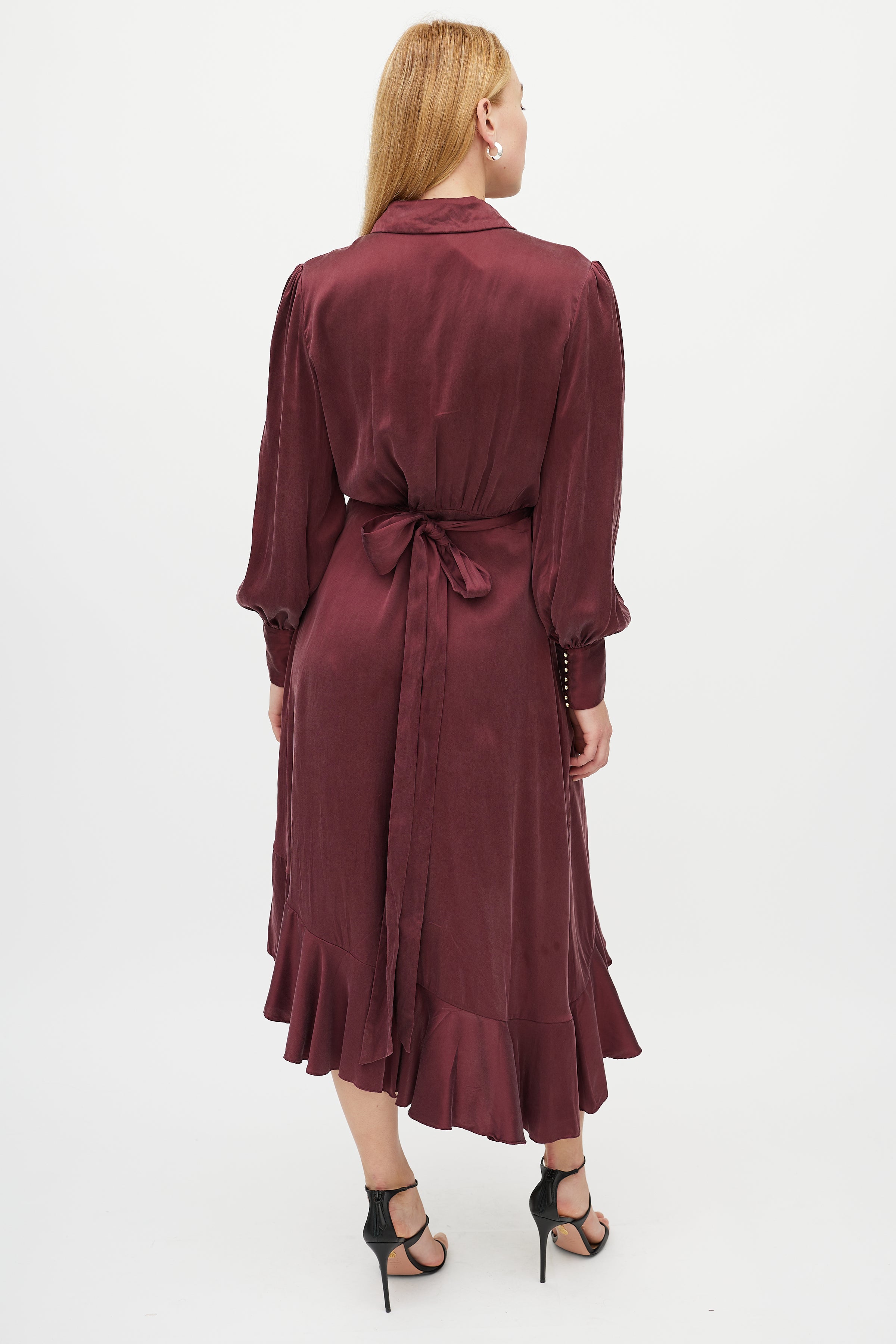 zimmerman wrap dress Zimmermann // Silk Ruffled Wrap Dress – VSP Consignment