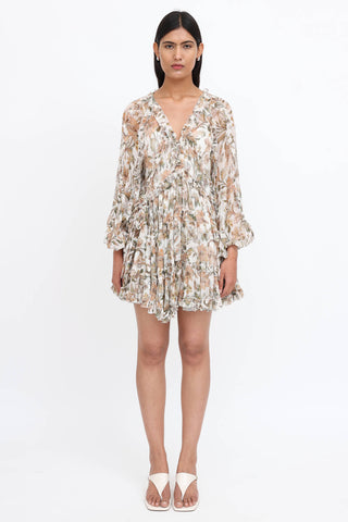 Zimmermann Chintz Billow Mini Dress