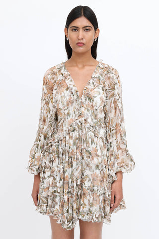 Zimmermann Chintz Billow Mini Dress