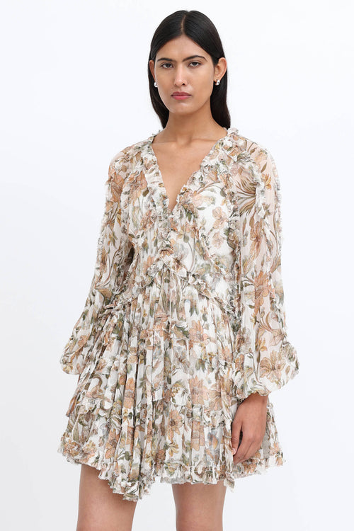 Zimmermann Chintz Billow Mini Dress