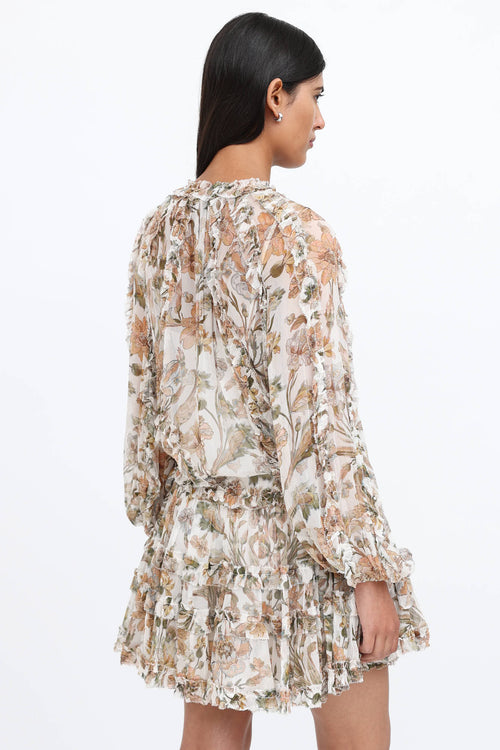 Zimmermann Chintz Billow Mini Dress