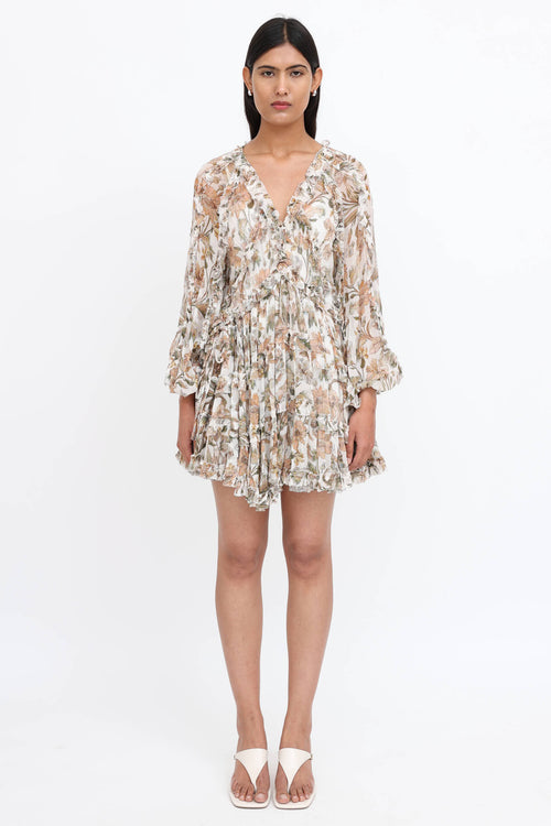 Zimmermann Chintz Billow Mini Dress