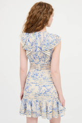 Zimmermann Floral Ruffle Panel Dress