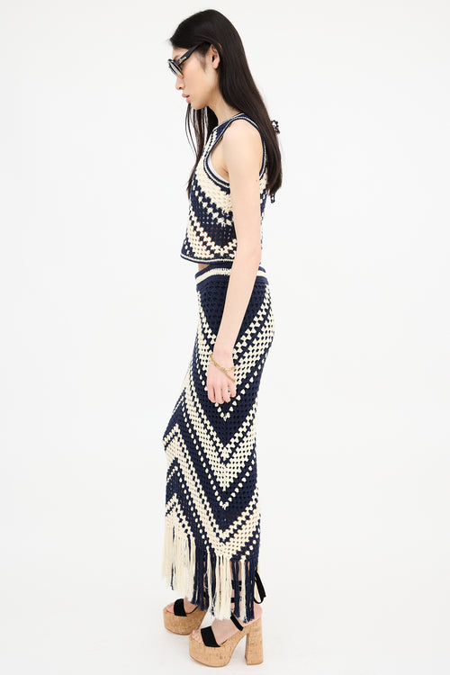 Zimmermann Crochet Crop Top