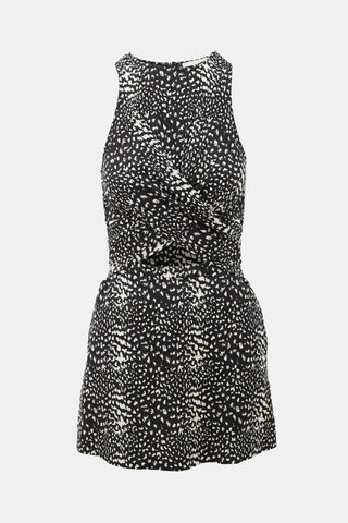 Zimmermann Cut Out Printed Mini Dress