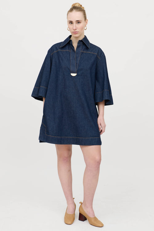 Zimmermann Denim Tunic Dress