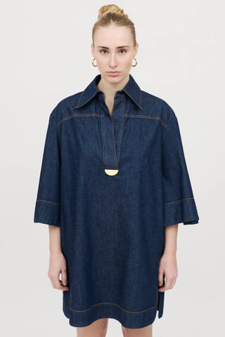 Zimmermann Denim Tunic Dress