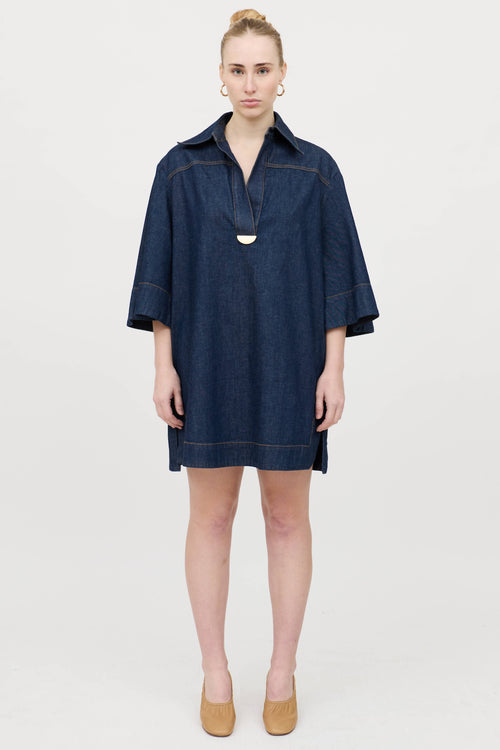 Zimmermann Denim Tunic Dress