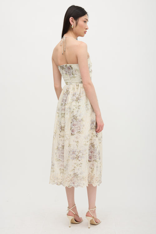 Zimmermann Embroidered Floral Iris Dress