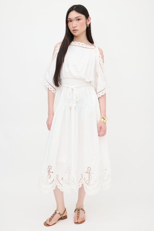 Zimmermann Embroidered Scarborough  Dress