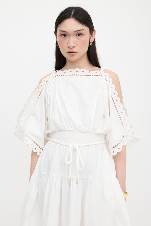 Zimmermann Embroidered Scarborough  Dress