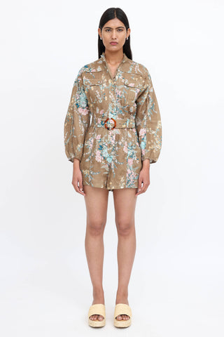 Zimmermann Floral Cassia Romper