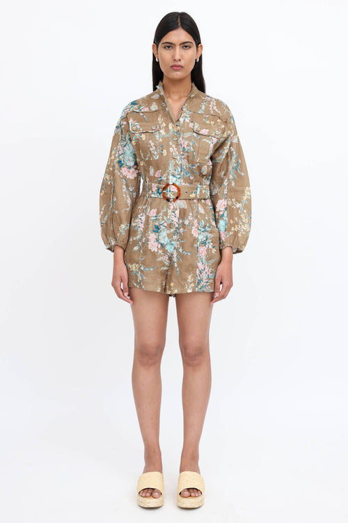 Zimmermann Floral Cassia Romper