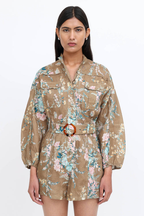 Zimmermann Floral Cassia Romper