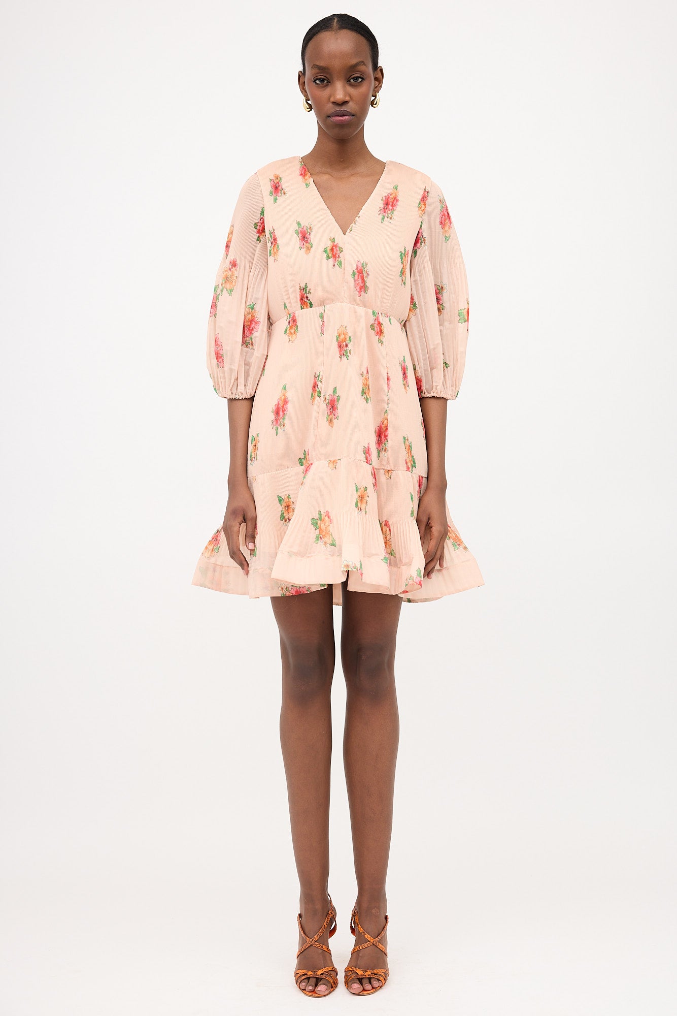 zimmermann golden ruffle mini dress Its giving vacay , Zimmermann Golden Ruffle mini available in size 2