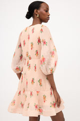 Zimmermann Floral Accordion Pleat Dress