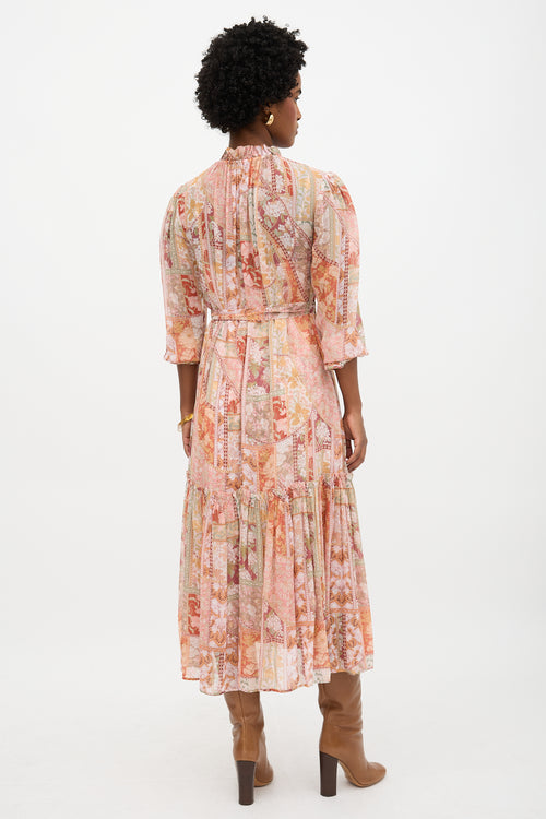 Zimmermann Floral Kaleidoscope Tubular Dress