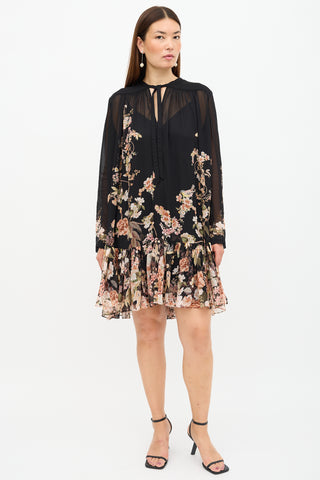 Zimmermann Floral Natura Lantern Dress