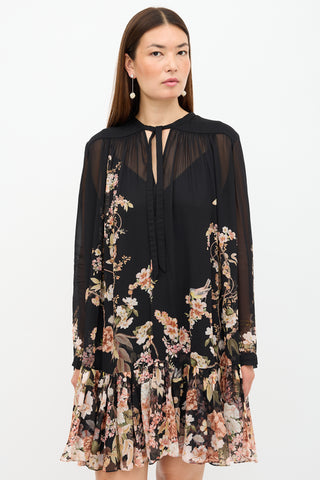 Zimmermann Floral Natura Lantern Dress