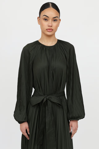Ulla Johnson Pleated Yalena Maxi Dress