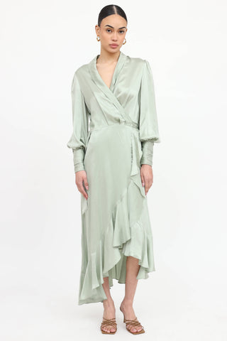 Silk Wrap Dress