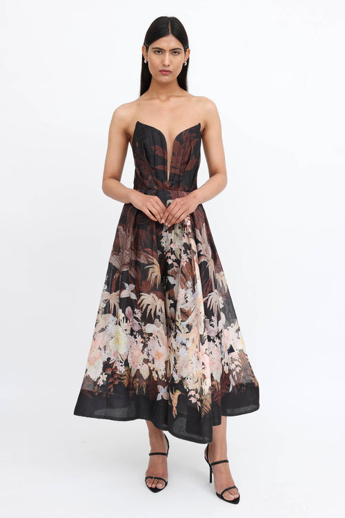 Zimmermann Illuminate Strapless Dress