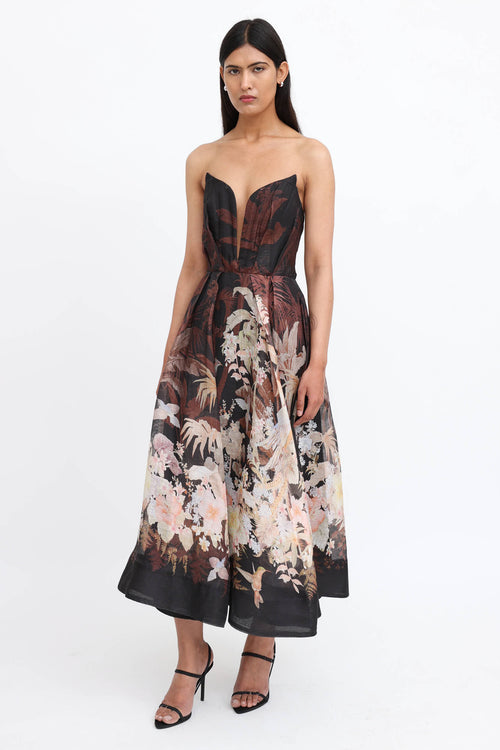 Zimmermann Illuminate Strapless Dress