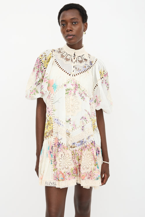 Zimmermann Lace & Floral Jude Dress
