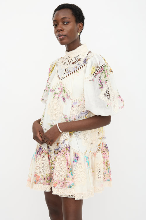 Zimmermann Lace & Floral Jude Dress