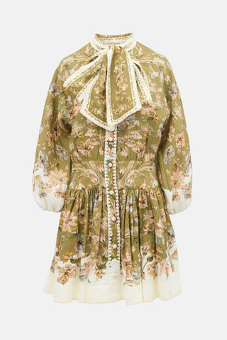 Zimmermann Linen Chintz Floral Dress