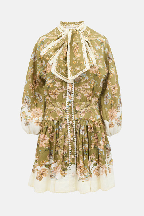 Zimmermann Linen Chintz Floral Dress