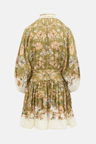 Zimmermann Linen Chintz Floral Dress