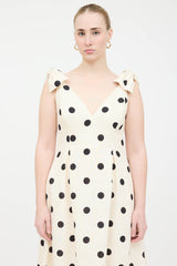 Zimmermann Linen Crush Polka Dot Dress