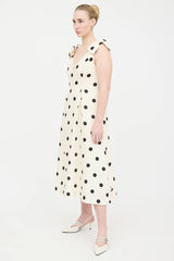 Zimmermann Linen Crush Polka Dot Dress