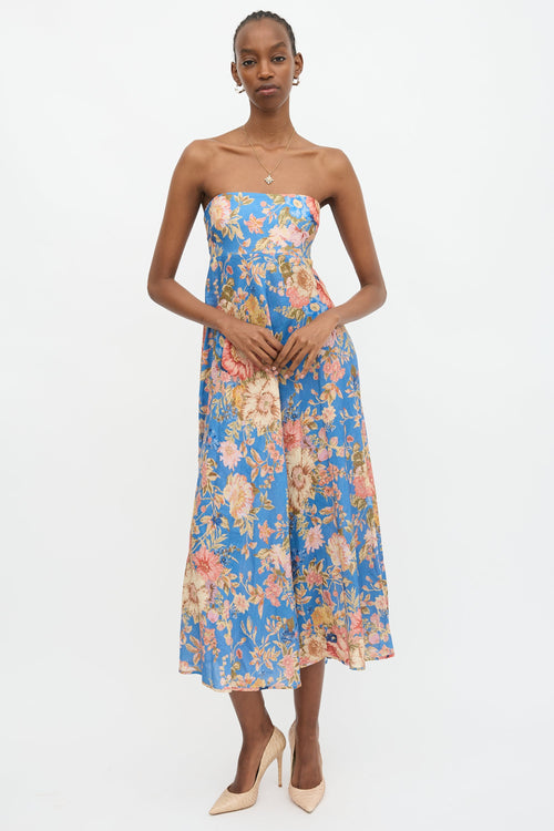 Zimmermann Linen Floral August Dress