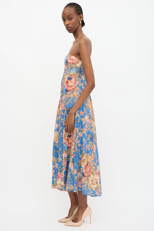 Zimmermann Linen Floral August Dress