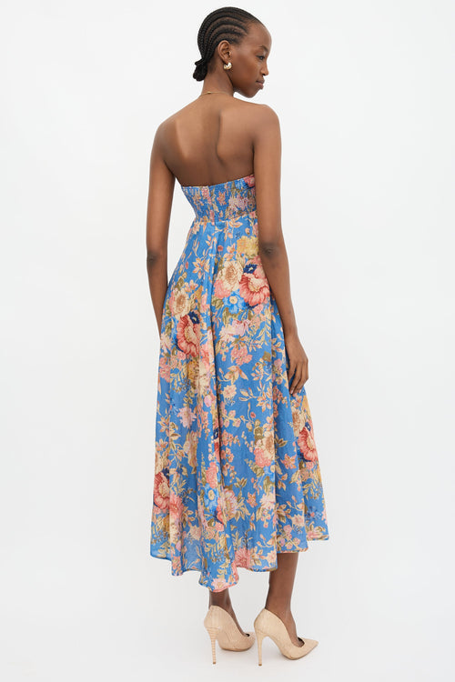 Zimmermann Linen Floral August Dress