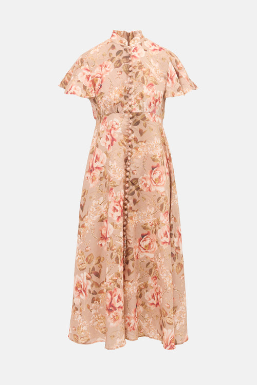 Zimmermann Linen Floral Dress