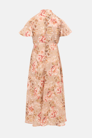 Zimmermann Linen Floral Dress