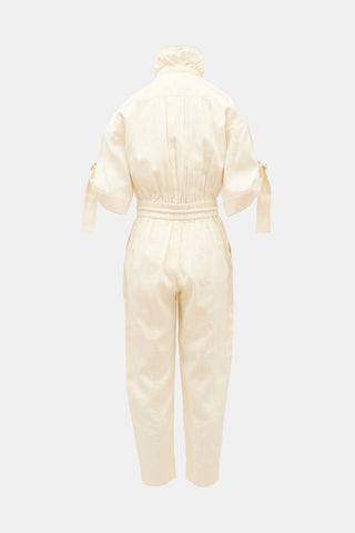 Zimmermann Linen High Tide Jumpsuit