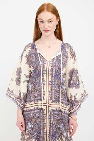 Zimmermann Linen Paisley Dress
